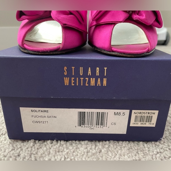 Stuart Weitzman Pink Swarovski Heels - Picture 4 of 8